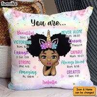 Personalized Gift For Granddaughter Kid Unicorn You Are Pillow 31054 thumb 1