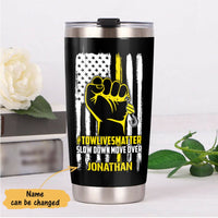 Personalized Tow Truck Steel Tumbler JN151 87O65 thumb 1