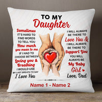 Personalized Letter To My Kids Dad Grandpa Pillow MR93 73O53 (Insert Included) thumb 1