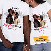 Personalized Nothing I Have Everything BWA Couple T Shirt SB102 26O47 thumb 1