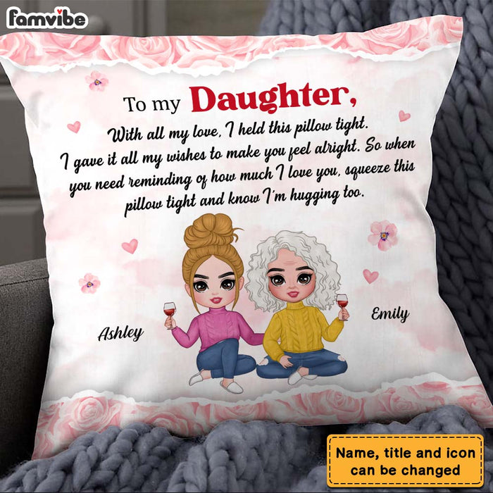 Personalized To My Daughter Hug This Pillow 22561 1
