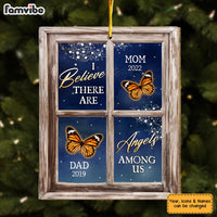 Personalized Memorial Butterfly I Believe There Are Angels Among Us Ornament 30091 thumb 1
