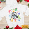 Personalized Gift For Grandson Dinosaur A Child Of God Kid Hoodie - Shirt - Sweatshirt 30216 1