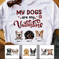 Personalized Dog Valentine T Shirt  DB265 81O58 thumb 1