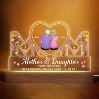 Personalized Mother And Daughter From The Star Plaque LED Lamp Night Light 30408 thumb 1