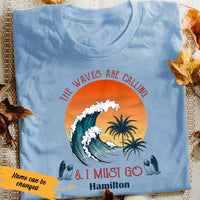 Personalized Surfing White T Shirt JN132 74O53 thumb 1