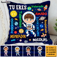 Personalized Gift For Grandson Astronaut Space Spanish Pillow 30721 thumb 1