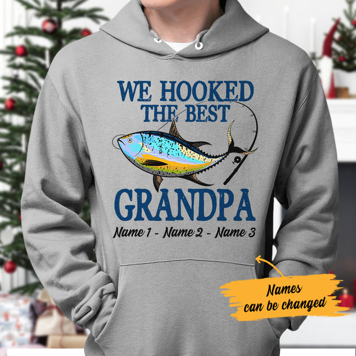 Personalized Fishing Dad   Hoodie MY271 65O36 1