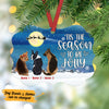 Personalized Dog Watching Santa Benelux Ornament NB133 81O53 1