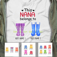 Personalized This Grandma Belongs To Boots T Shirt SB253 65O53 thumb 1