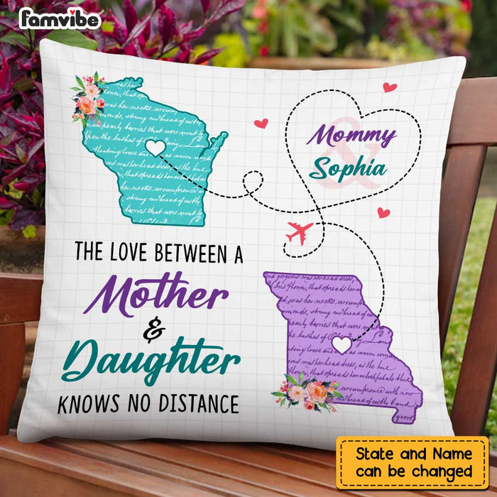 Personalized Daughter Long Distance Pillow AG91 85O47 1