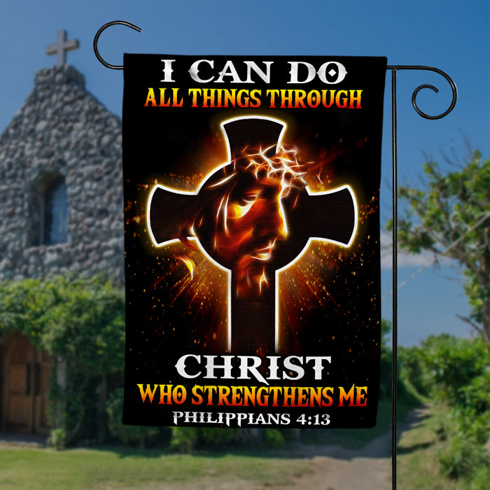 Jesus I Can Do All Things Through Christ Flag JL242 30O47 1