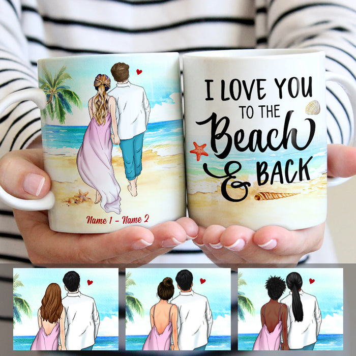 Personalized Couple Beach Mug JN84 26O47 1