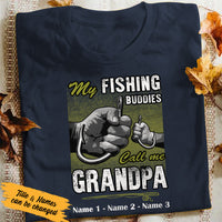 Personalized Dad Grandpa Fishing  T Shirt MY141 26O53 thumb 1