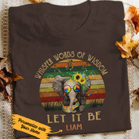 Personalized Hippie Elephant T Shirt JN184 67O47 thumb 1