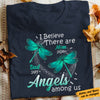 Personalized Dragonfly Mom Dad Memorial Angels T Shirt OB191 81O34 1