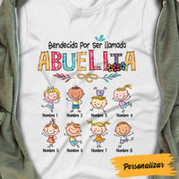 Personalized Mom Grandma Mamá Abuela Spanish T Shirt AP238 30O60 thumb 1