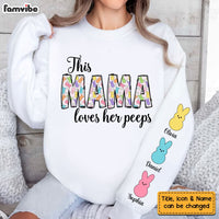Personalized Gift For Grandma Easter Peeps Unisex Sleeve Printed Standard Sweatshirt 31642 thumb 1