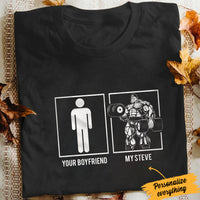 Personalized Gym Fitness Husband Boyfriend Son T Shirt JL11 81O34 thumb 1
