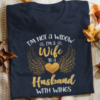 Couple Widow Memorial Husband Widow T Shirt  DB2520 81O57 thumb 1