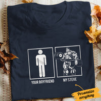 Personalized Gym Fitness Husband Boyfriend Son T Shirt JL11 81O34 thumb 1