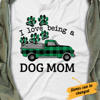 Personalized Dog Mom T Shirt JR253 26O34 thumb 1