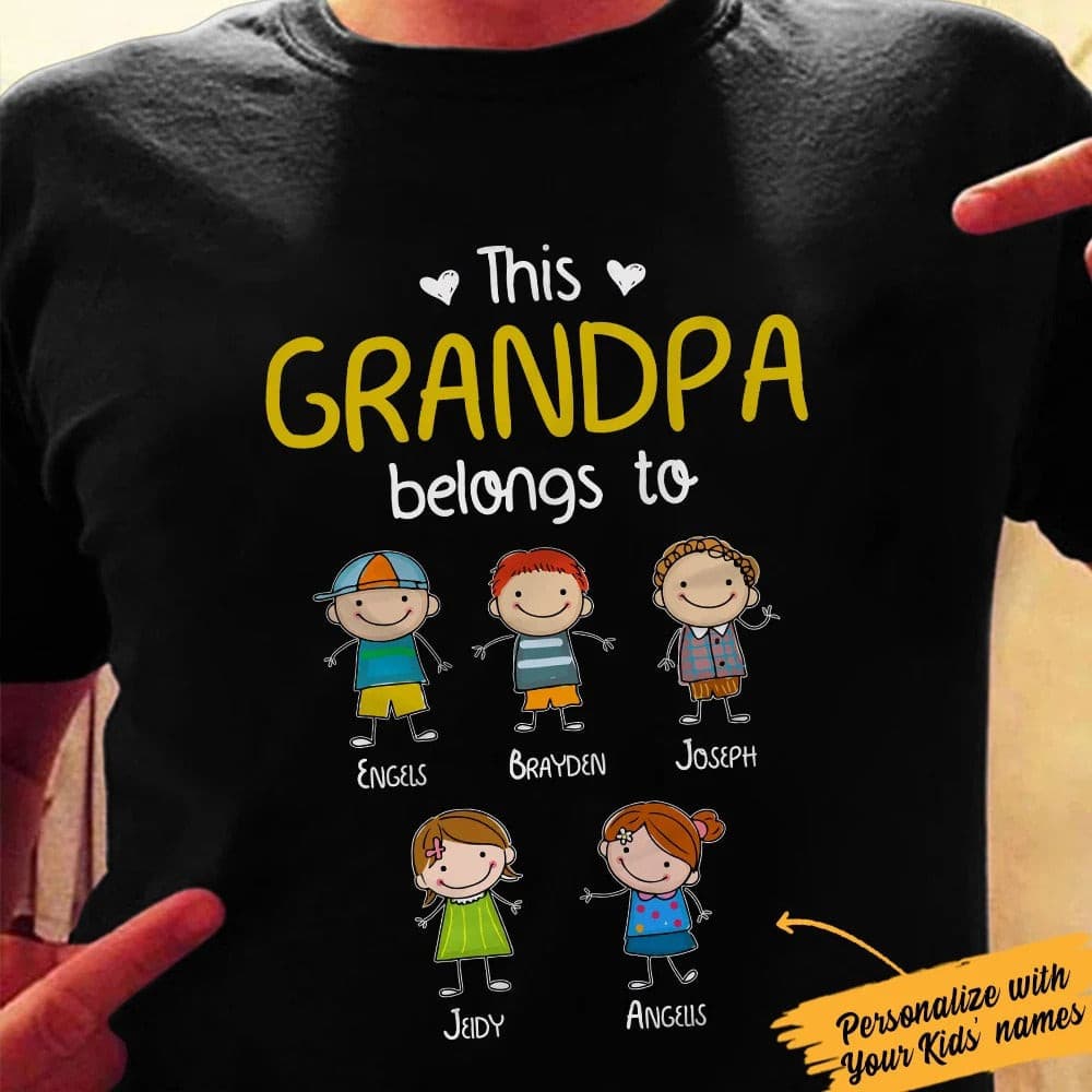 Personalized Grandpa T Shirt MY111 81O34