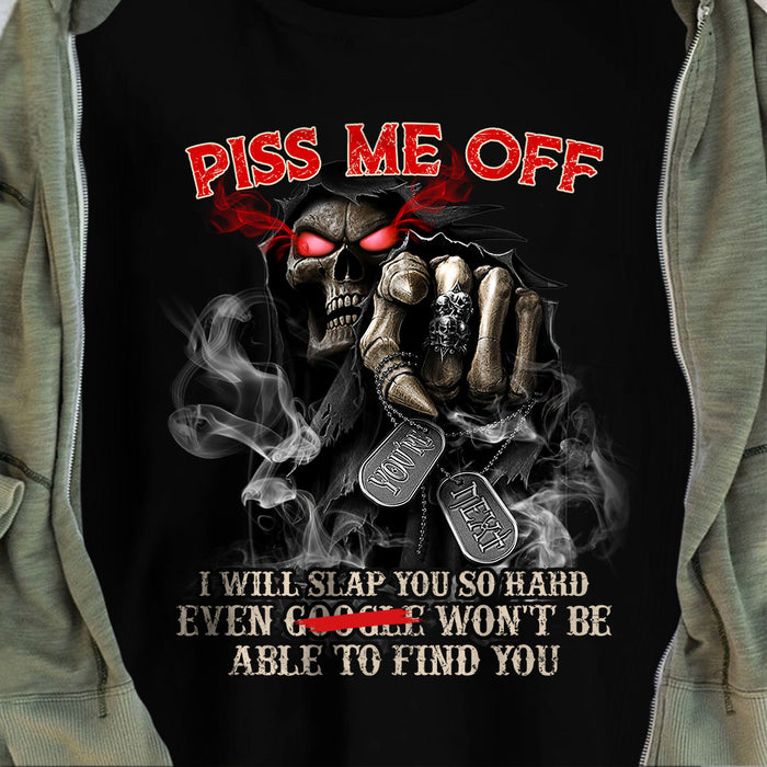 Skull Piss Me Off T Shirt JL234 95O53 1