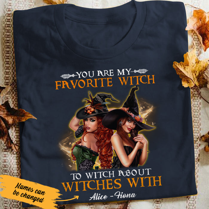 Personalized Witch Friends Favorite Witch T Shirt AG252 67O47 1