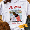 Personalized BWA Couple My Heart Is Wherever You Are T Shirt AG262 73O47 1