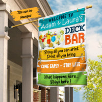 Personalized Deck Gardening Come Early Flag AG212 30O53 thumb 1