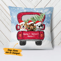Personalized Dog Christmas Pillow SB301 81O34 thumb 1
