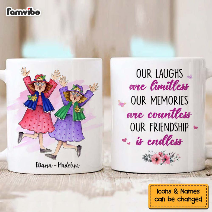 Personalized Gift For Friends Our Friendship Is Endless Mug 30692 1