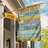 Personalized Garden Rules Gardening Flag AG201 26O36 1