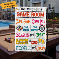 Personalized Good Beer Billiards & Dart Game Flag AG131 28O53 thumb 1