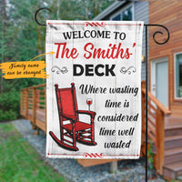 Personalized Patio Porch Deck Gardening Flag AG131 85O47 thumb 1
