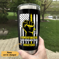 Personalized Tow Truck Steel Tumbler JN151 87O65 thumb 1