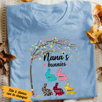 Personalized Grandma Easter Bunny T Shirt FB261 95O36 thumb 1