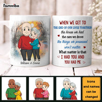 Personalized Couple Gift We Get To The End Of Our Lives Together Mug 31245 thumb 1