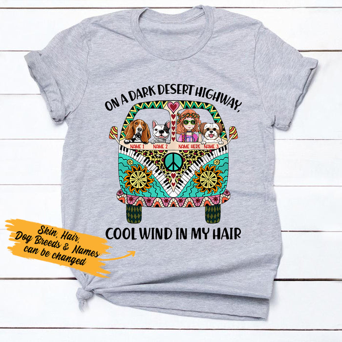 Personalized Cool Wind In My Hair Dog T Shirt MR152 73O36 1