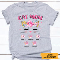 Personalized Cat Mom T Shirt MR153 30O47 thumb 1