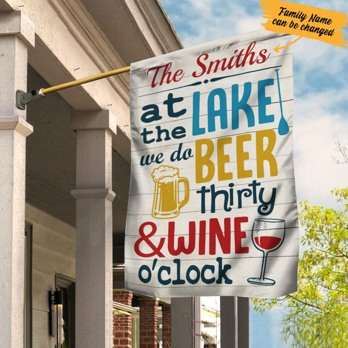 Personalized Lake Beer Wine Garden Flag SJN276 85O34 1