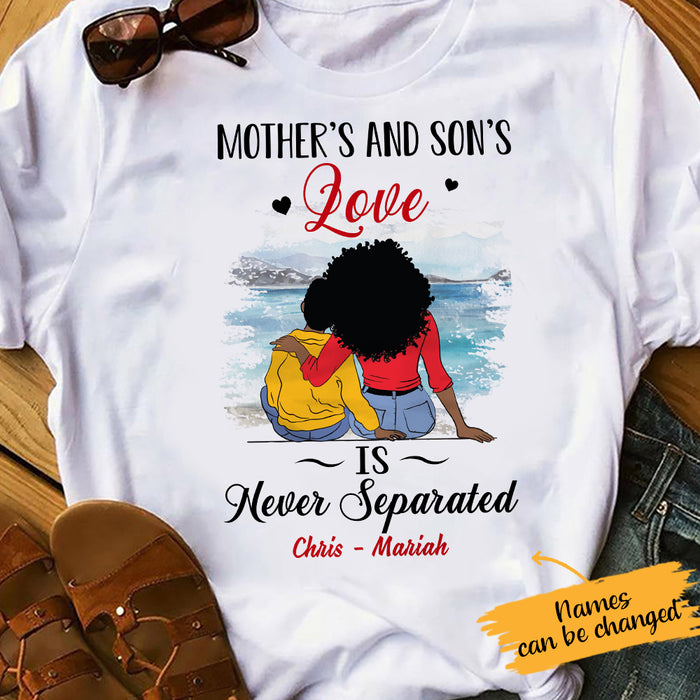 Personalized BWA Mom And Son Love T Shirt AG91 30O65 1
