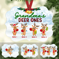 Personalized Christmas Grandma Deer Ones Benelux Ornament NB162 65O53 thumb 1