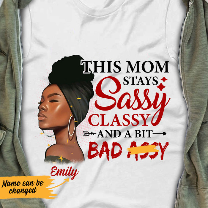 Personalized Stay Classy BWA Mom T Shirt AG101 29O53 1
