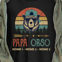 Personalized Dad Camping  Papà Italian T Shirt AP138 30O57 thumb 1