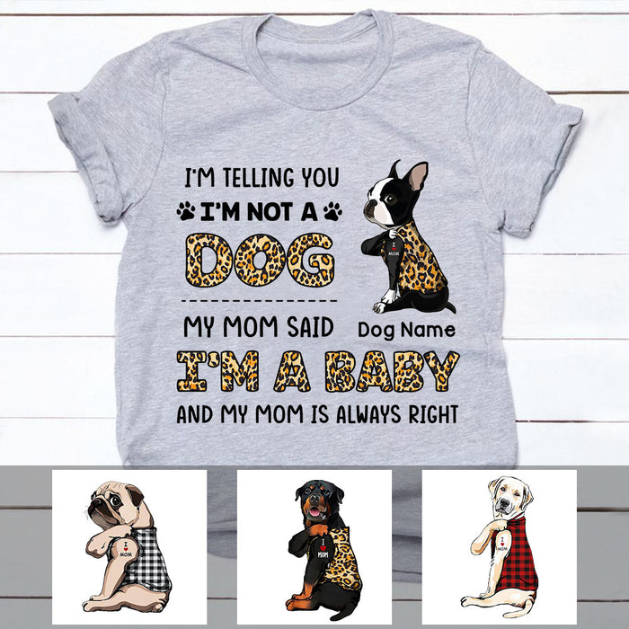 Personalized I Am A Fur Baby T Shirt MR222 73O60 1