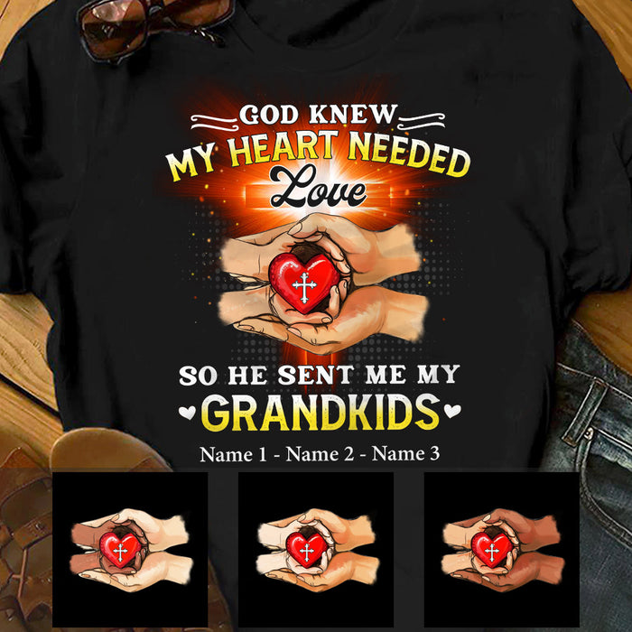 Personalized Grandma Grandpa Need An Angel T Shirt MR251 95O53 1