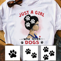 Personalized Just A Mom Who Loves Dog T Shirt AP32 95O36 thumb 1
