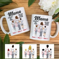 Personalized Mom Daughter And Son Mug AP11 26O53 thumb 1